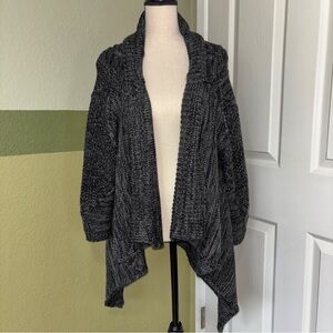 Obey waterfall open front cardigan Sz. XS/S
